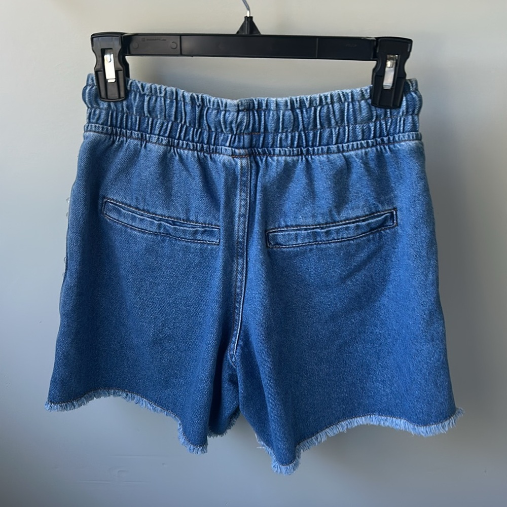 PatBO hand-beaded denim shorts - Picture 6 of 7